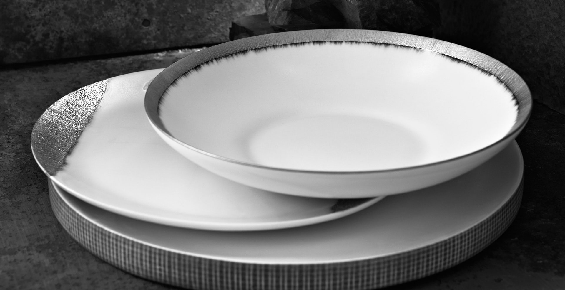 Custom porcelain dinnerware